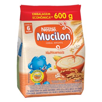Mingau Mucilon Nestlé Sachê Multicereais 600G
