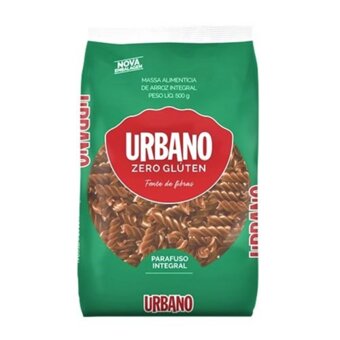 Macarrão De Arroz Integral Parafuso/Fusilli Urbano Embalagem 500G