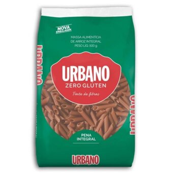 Macarrão De Arroz Integral Pena Urbano Sem Glúten  500G