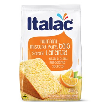 Mistura Para Bolo Italac Laranja Pacote 400G