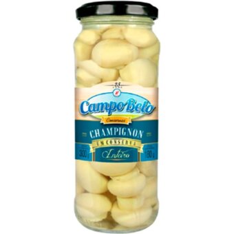 Champignon Fatiado Em Conserva Campo Belo Vidro 180G