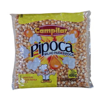 Milho Para Pipoca Campilar Pacote 400G