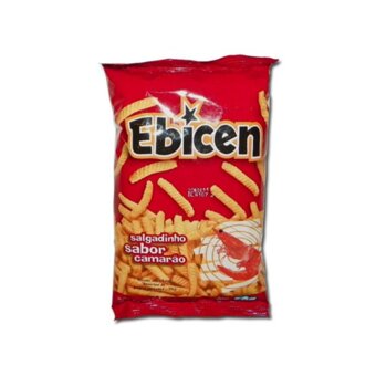 Salgadinhos Ebicen Camarão Pacote 60G