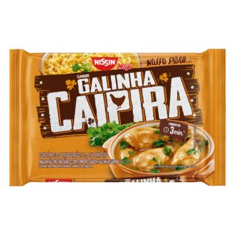 Macarrão Instantâneo Nissin Nosso Sabor Galinha Caipira 74G
