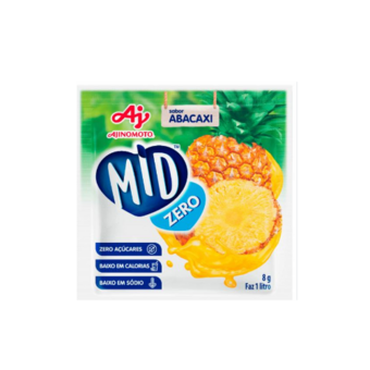 Refresco Em Pó Mid Diet Abacaxi 8G
