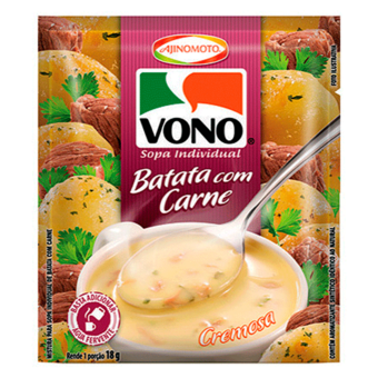 Sopa Vono Batata Com Carne 18G