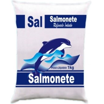 Sal Refinado Salmonete Embalagem 1Kg