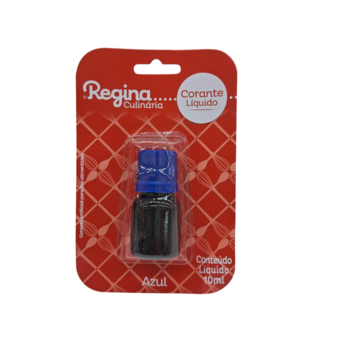 Corante Alimentício Líquido Azul Regina Frasco 10Ml