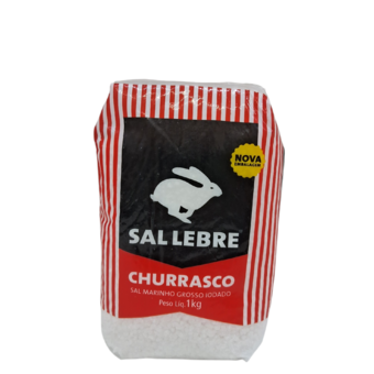 Sal Grosso Lebre Ideal Para Churrasco Pacote 1Kg