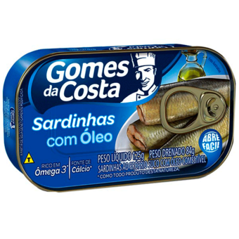 Sardinha Gomes Da Costa Óleo 125G