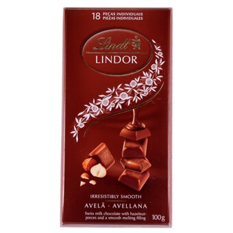 Chocolate Lindt Lindor Irressistive Smooth Avelã 100G