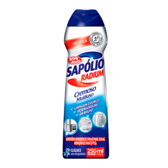 Saponáceo Cremoso Sapólio Radium Clássico 250Ml