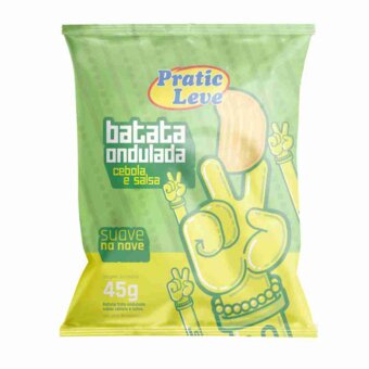 Batata Frita Pratic Leve Ondulada Cebola E Salsa 45G