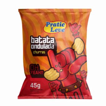 Batata Frita Pratic Leve Ondulada Churrasco 45G