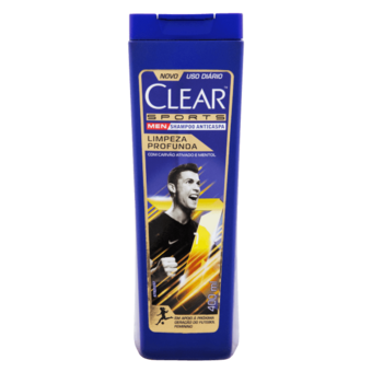 Shampoo Clear Anticaspa Men Limpeza Profunda 400Ml