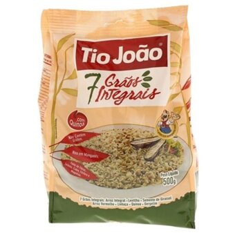 Arroz Tio João Integral 7 Grãos Quinoa 500G