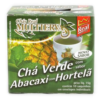Chá Real Verde Abacaxi E Hortelã 10G