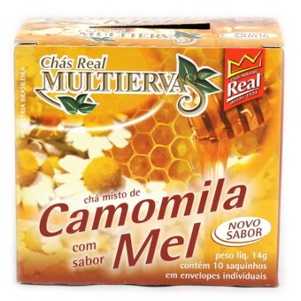 Chá Real Camomila E Mel 10G