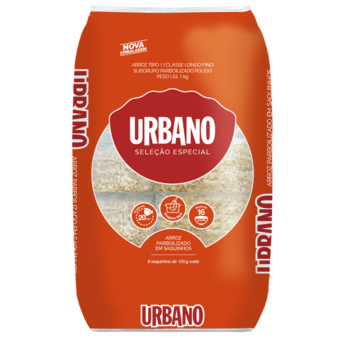 Arroz Parboilizado Tio Urbano saquinho Tipo 1 1Kg