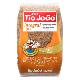 Arroz Integral Tio João 1Kg