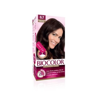Tintura De Cabelo Biocolor Marrom Natural Irresistível 6.7 Embalagem 1Un
