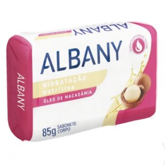 Sabonete Albany Feminino Rosa 85G