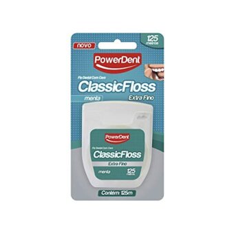 Fio Dental Power Dent Class Extra Fino Menta Embalagem 125M