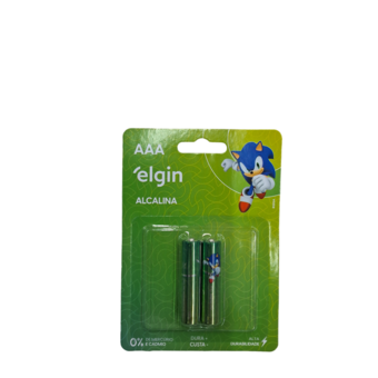 Pilha Elgin Energy Alcalina Aaa 2Un