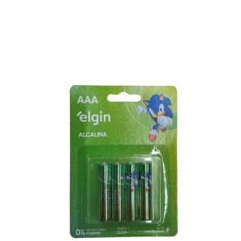 Pilha Elgin Energy Alcalina Aaa 4Un