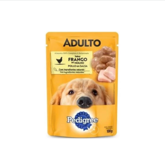 Ração Pedigree Raças Médias E Grandes Frango Sach Ê100G