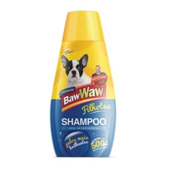 Shampoo Para Cães Baw Waw Filhotes Embalagem 500Ml