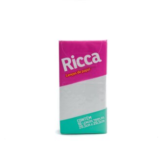 Lenço De Papel Ricca Ref3704 Embalagem 10Un
