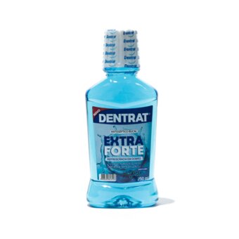 Enxaguante Bucal Dentrat Menta Extraforte Embalagem 250Ml