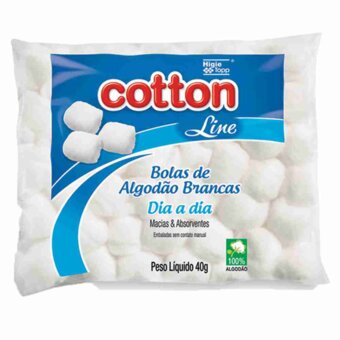 Algodão Bola Cotton Branco 40G