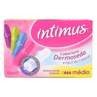 Absorvente Intimus Interno Dermoseda Médio 8Und.