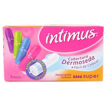 Absorvente Intimus Interno Dermoseda Super 8Und.