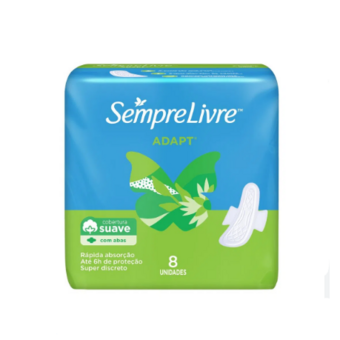 Absorvente Sempre Livre Especial Suave Com Abas 8Und.