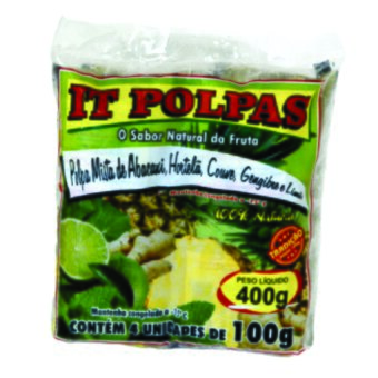 Polpa Fruta It Polpas Abacaxi,Hortelã,Couve,Gengibre E Limão 400G