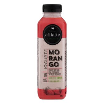 Iogurte Integral Ati Latte Morango Embalagem 500G