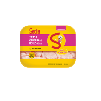 Filé De Coxa E Sobrecoxa De Frango Sadia Bandeja 1Kg