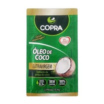 Óleo De Coco Copra Extra Virgem Sachê 15Ml