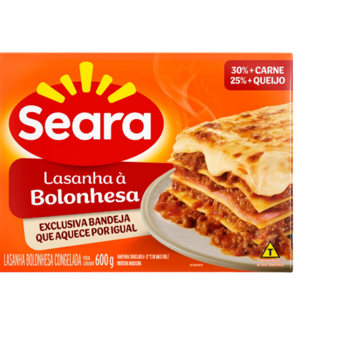 Lasanha Seara Bolonhesa 600G
