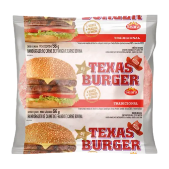 Hambúrguer Seara Texas Burger Misto 56G