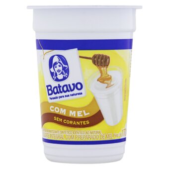 Iogurte Batavo Natural Mel Copo 170G
