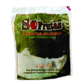 Polpa Fruta Só Fruta Graviola 400G