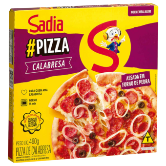 Pizza Congelada Sadia Calabresa 460G