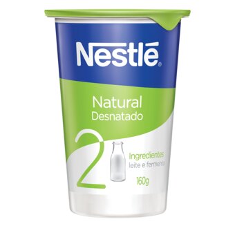 Iogurte Nestlé Natural Desnatado 160G