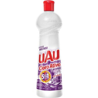 Limpador Multiuso Uau Cloro Ativo 5Em1 500Ml