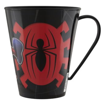 Caneca Plasútil Homem Aranha 360Ml