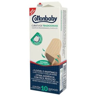 Curativos Cottonbaby Tradicional 10 Un